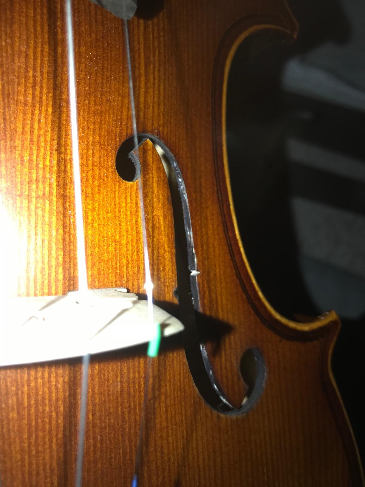 Bunnel Pupil Violin Outfit 4/4 Full Size By Kennedy Violins - Carrying Case and Accessories Included - Solid Maple Wood and Ebony Fittings customer photo 2