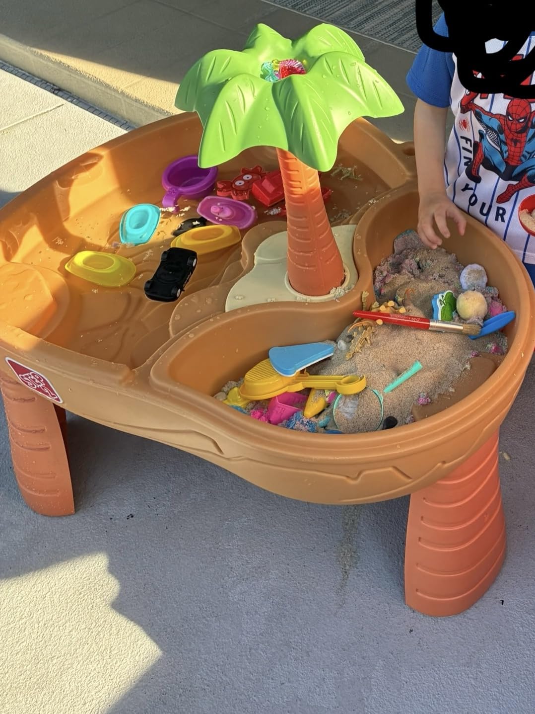Step2 Dino Dig Sand and Water Table, Kids Activity Sensory Playset, Summer Outdoor Toys, 7 Piece Water Toy Accessories, For Toddlers 2-5 Years Old customer photo 1