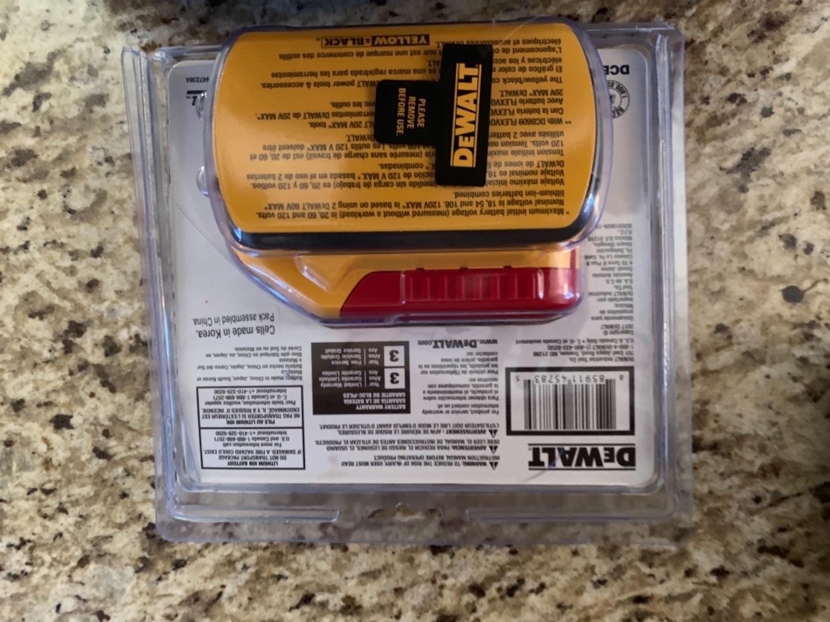 DEWALT FLEXVOLT 20V/60V MAX Battery, 9.0-Ah (DCB609) customer photo 1