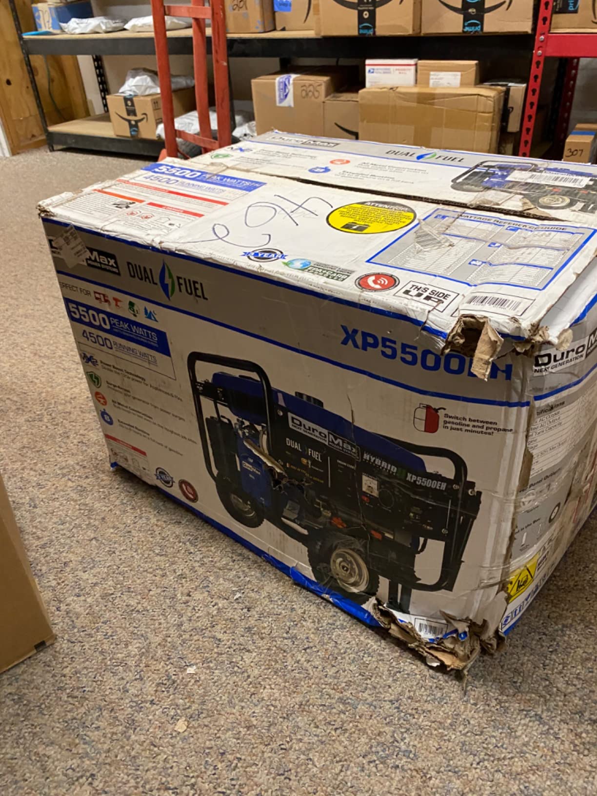 XP5500EH 5,500-Watt Dual Fuel Portable Generator - Gas & Propane, Electric Start, RV & Emergency Ready customer photo 1