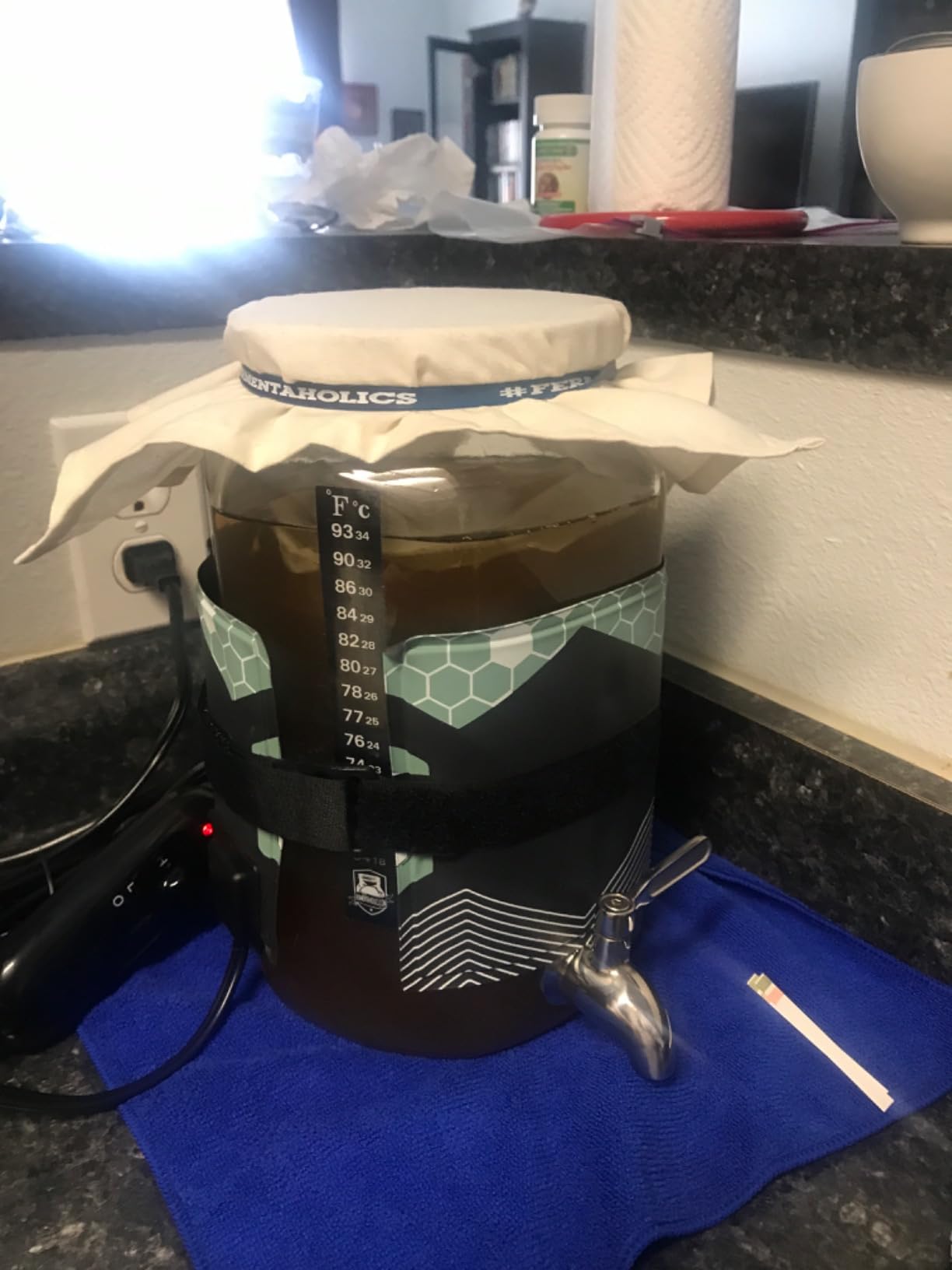 Fermentaholics Kombucha Brewing Starter Kit - USDA Certified Organic SCOBY & Tea, Complete Home Kombucha Making Kit with Culture, Kosher Certified customer photo 2