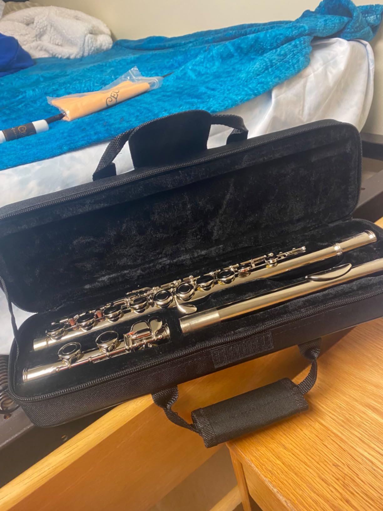 Mendini by Cecilio 16 Keys Closed Hole C Flute Kit for Beginners - Nickel customer photo 2