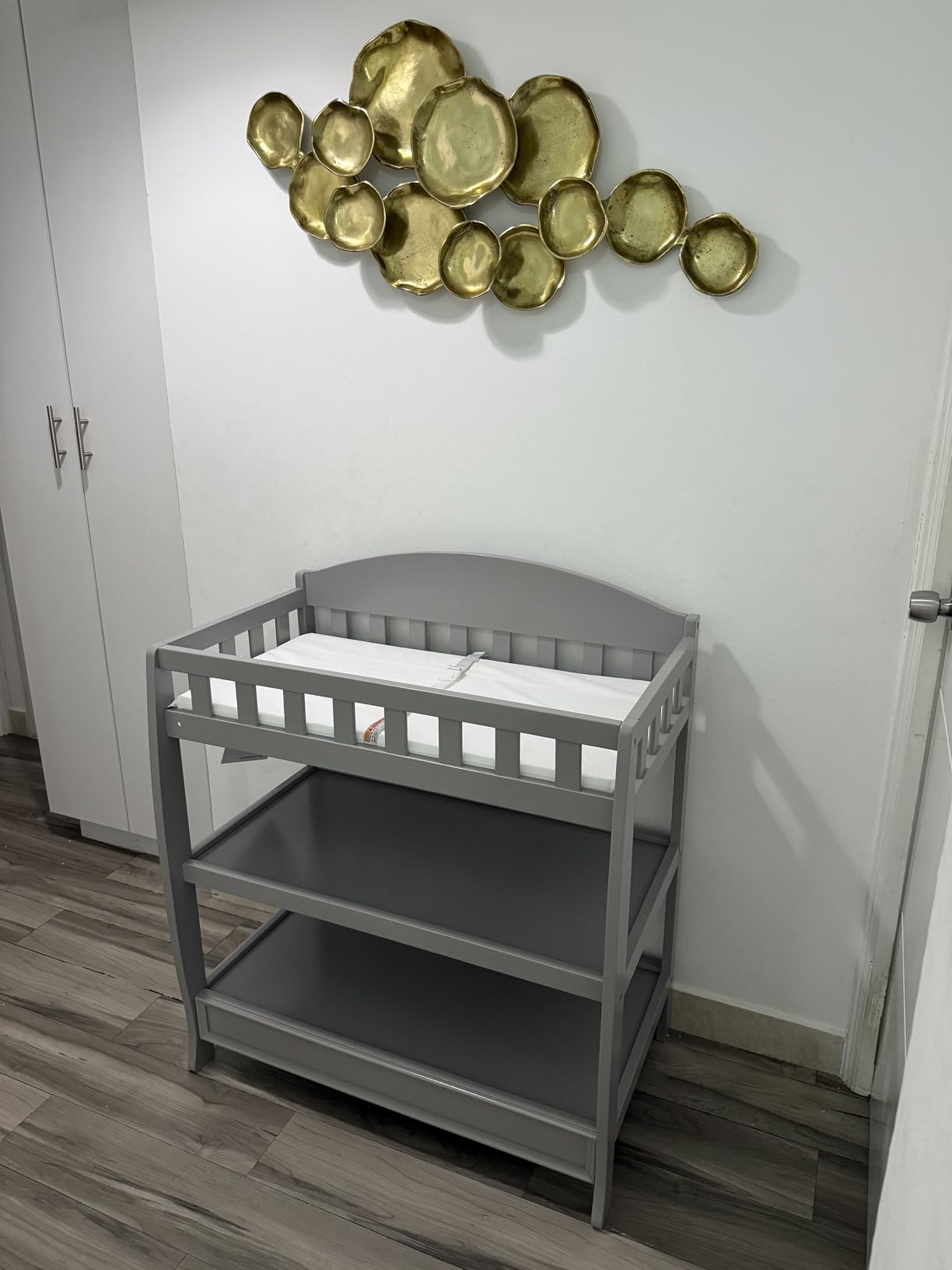 Delta Children Infant Changing Table with Pad, Grey customer photo 1