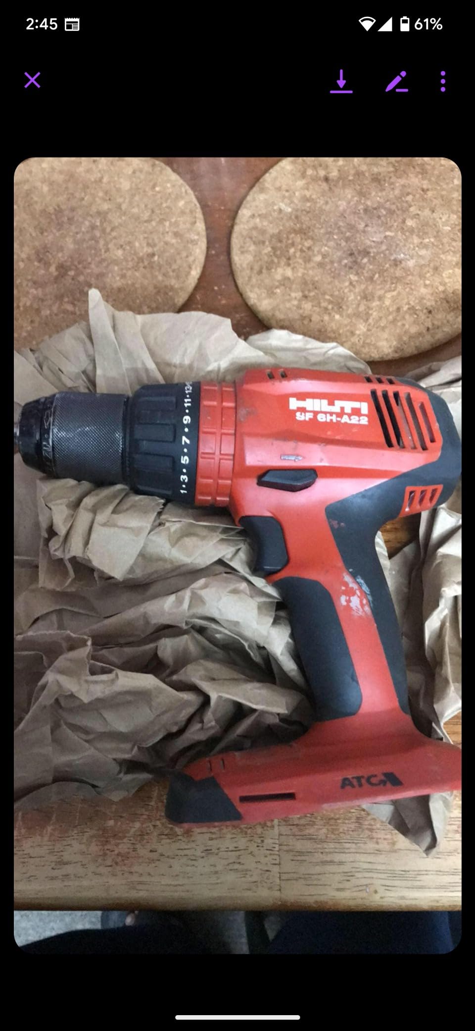 SF 6H-A22 Lithium-Ion 1/2 in. Cordless Hammer Drill Driver (Tool Body Only) customer photo 2
