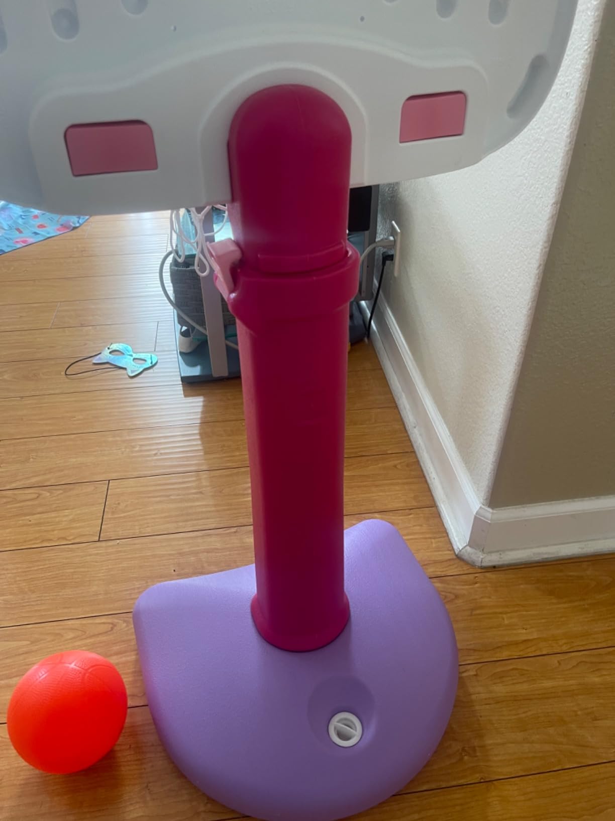 Little Tikes Easy Score Basketball Set, Pink- Amazon Exclusive 22.00 L x 23.75 W x 61.00 H Inches customer photo 2