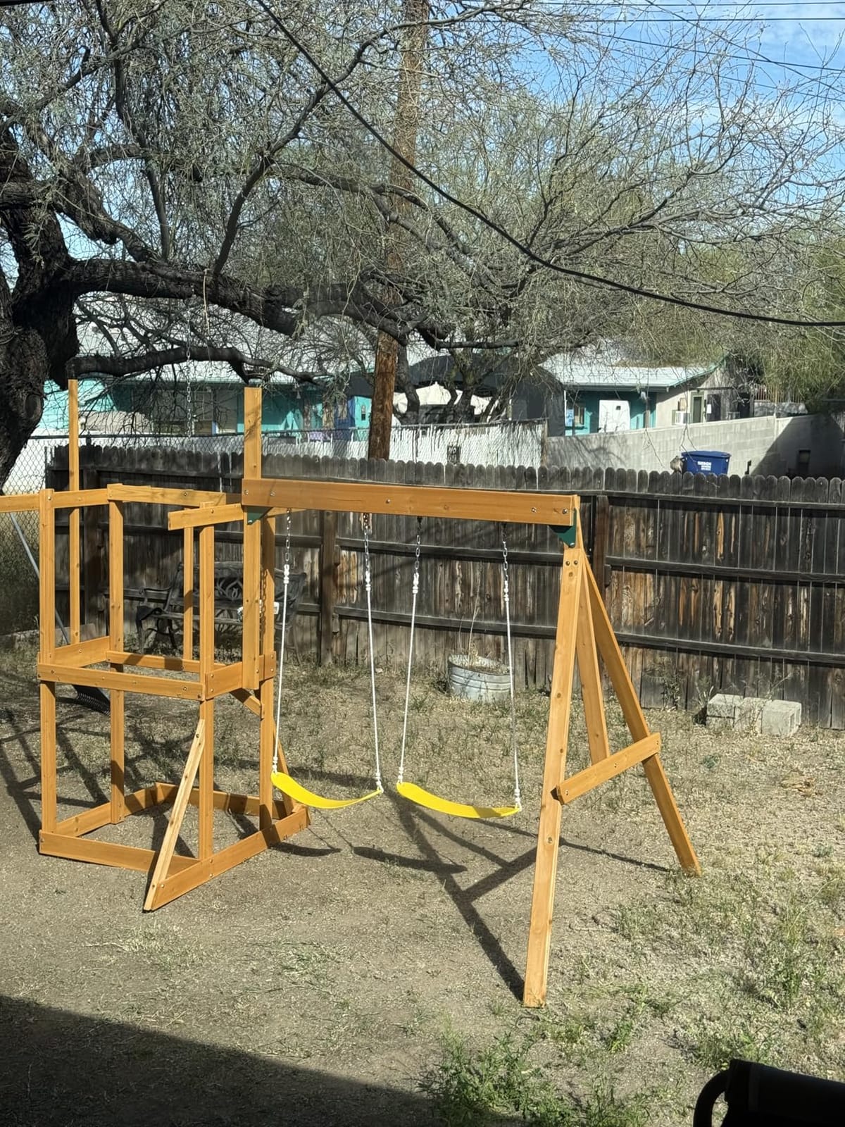 KidKraft Appleton Wooden Swing Set, (Amazon Exclusive) customer photo 2