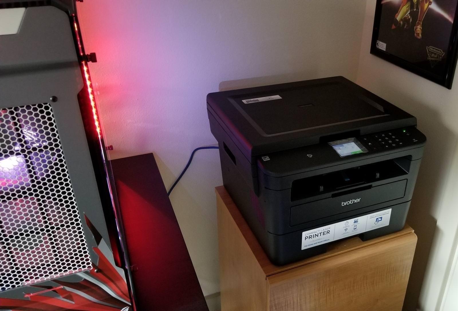 Brother HLL2395DW Compact Monochrome Laser Printer with Flatbed Copy & Scan, Wireless Printing and NFC customer photo 2