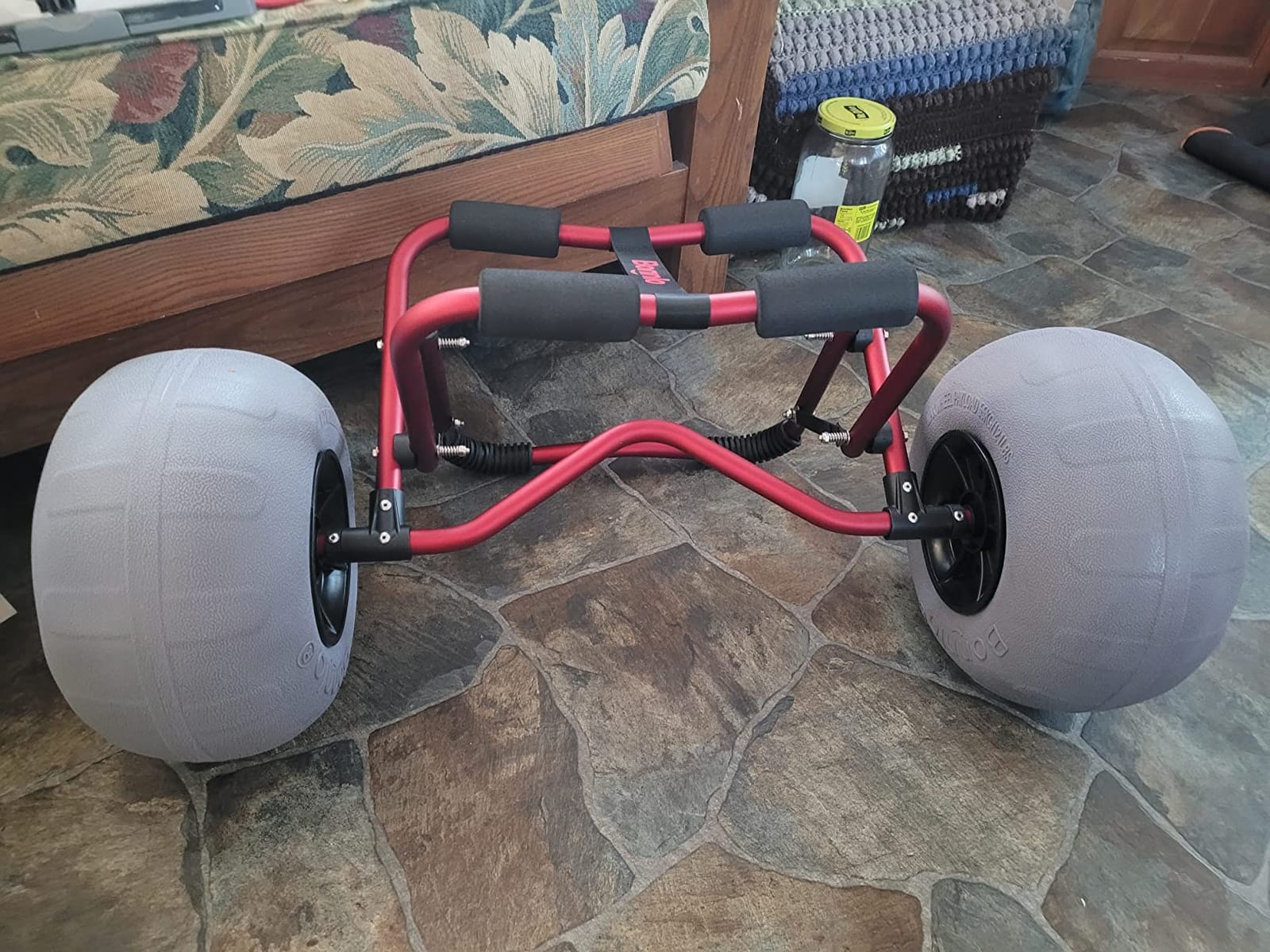 Bonnlo Kayak Cart Trolley Canoe Paddle Board Boat Cart Carrier Dolly with 12