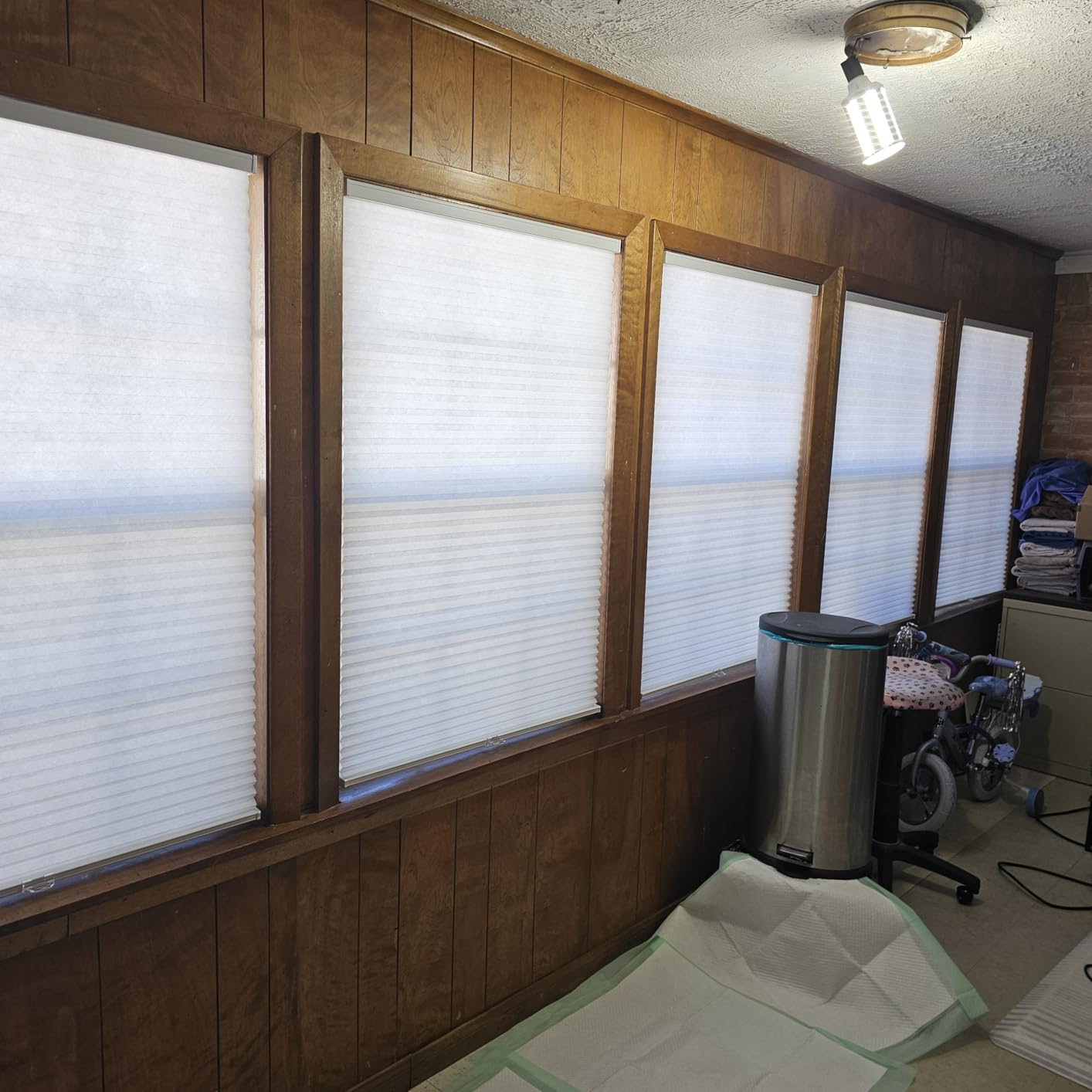 BlindsAvenue Cordless Cellular Shade, White, 30