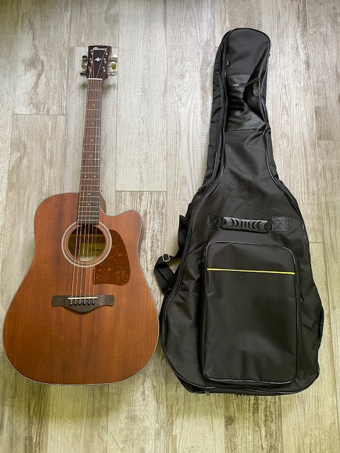 CAHAYA 41 In Acoustic Guitar Bag 0.35 In Thick Padding Water Resistent Soft Guitar Case Dual Adjustable Shoulder Strap Gig Bag with Back Hanger Loop, Black CY0152 customer photo 2