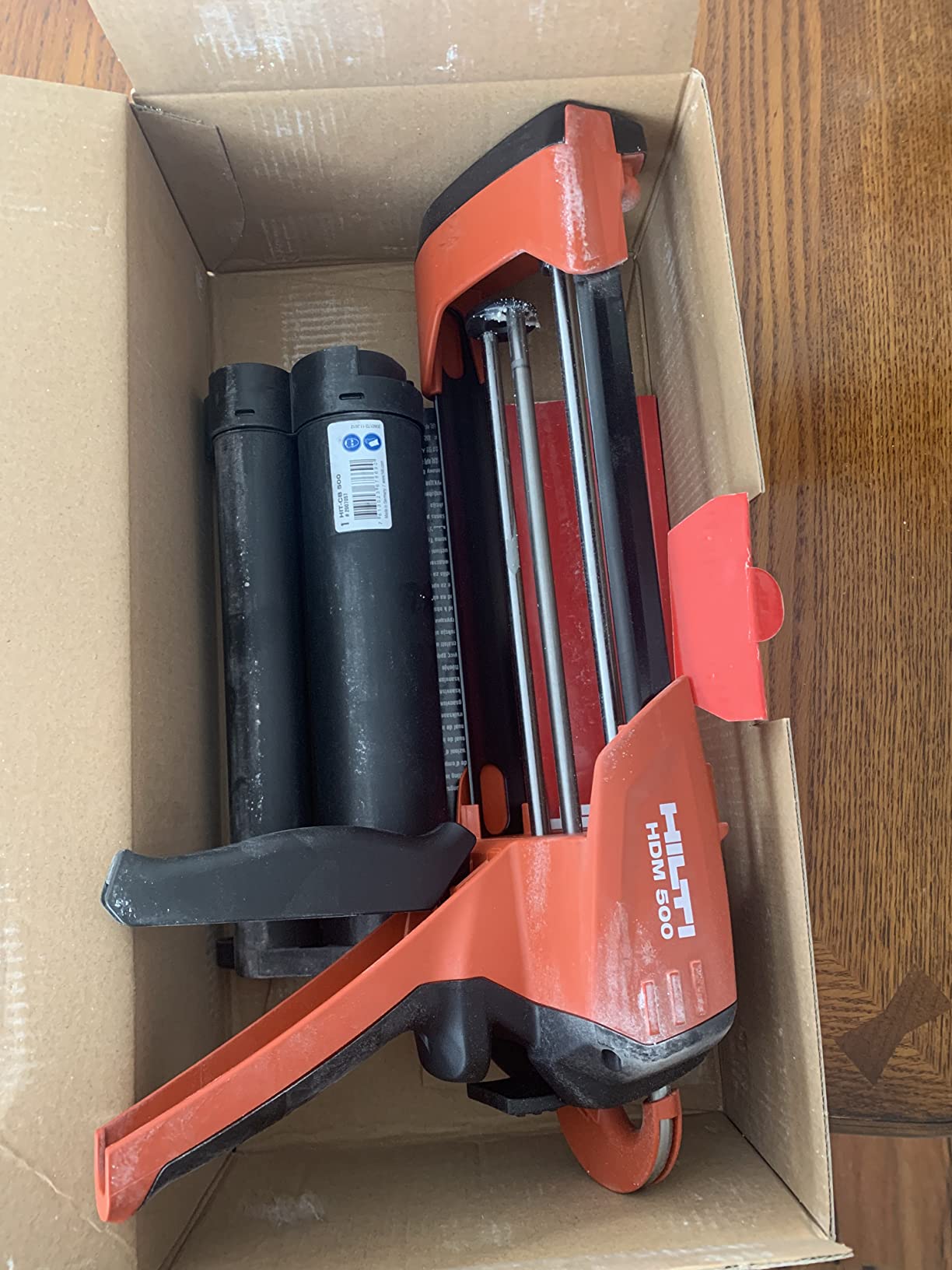 3498314 Manual dispenser HDM 500 + black/red cartridge customer photo 2