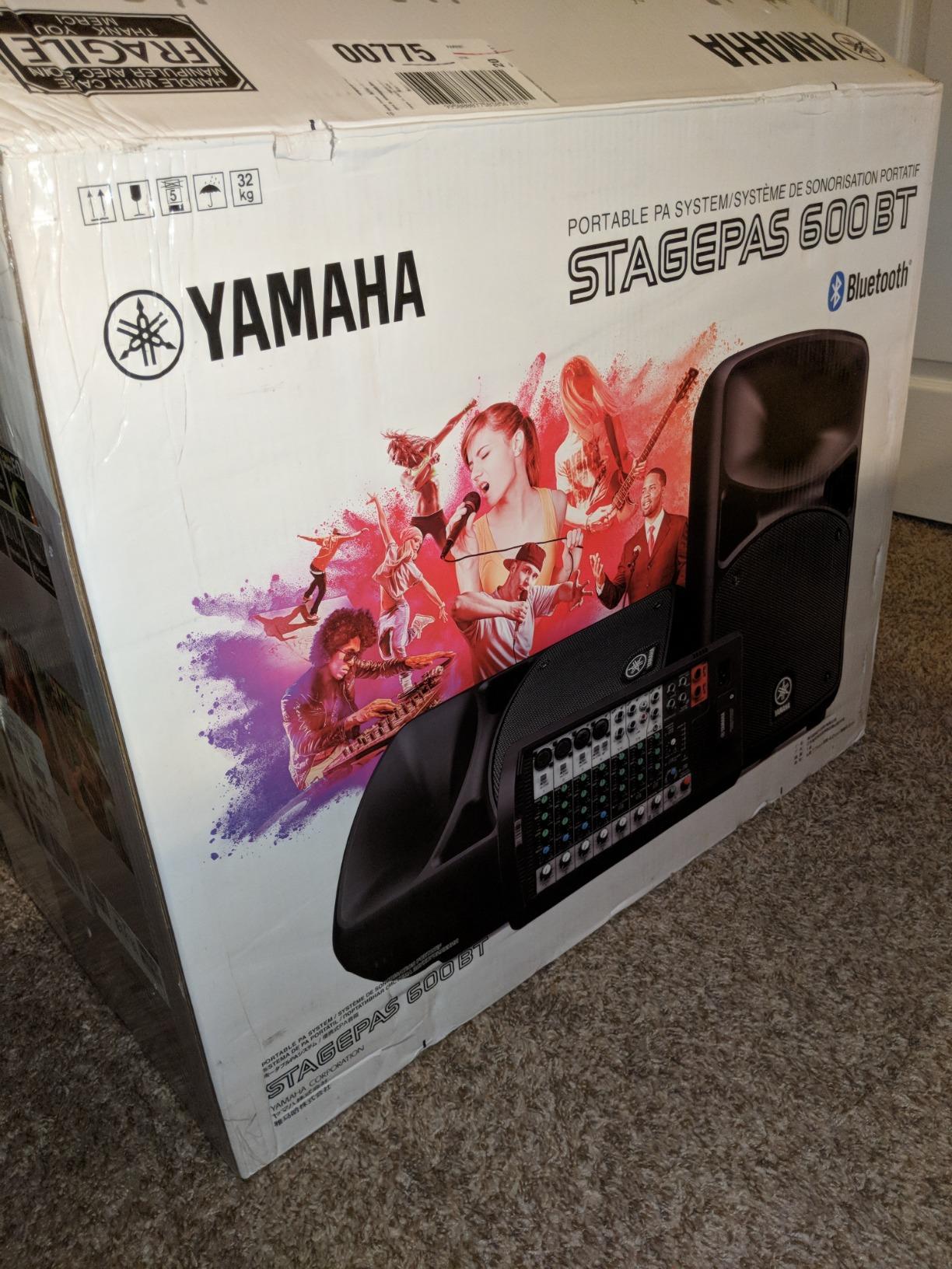 Yamaha Portable PA System with Bluetooth Stagepas 600BT customer photo 1