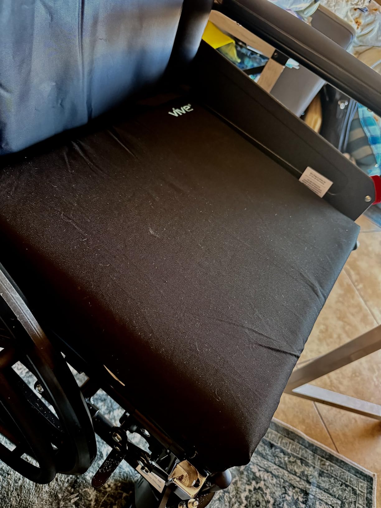 Vive Wheelchair Cushion - Gel Seat Pad for Coccyx, Orthopedic Back Support, Sciatica & Tailbone Pain Relief - Waterproof Cover + 4 Layer Foam Support & Comfort for Pressure Sore & Ulcers customer photo 1