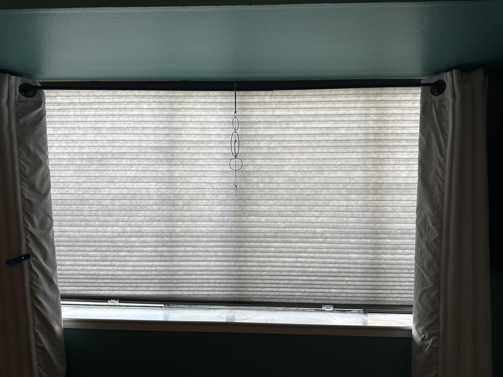 BlindsAvenue Cordless Cellular Shade, White, 35