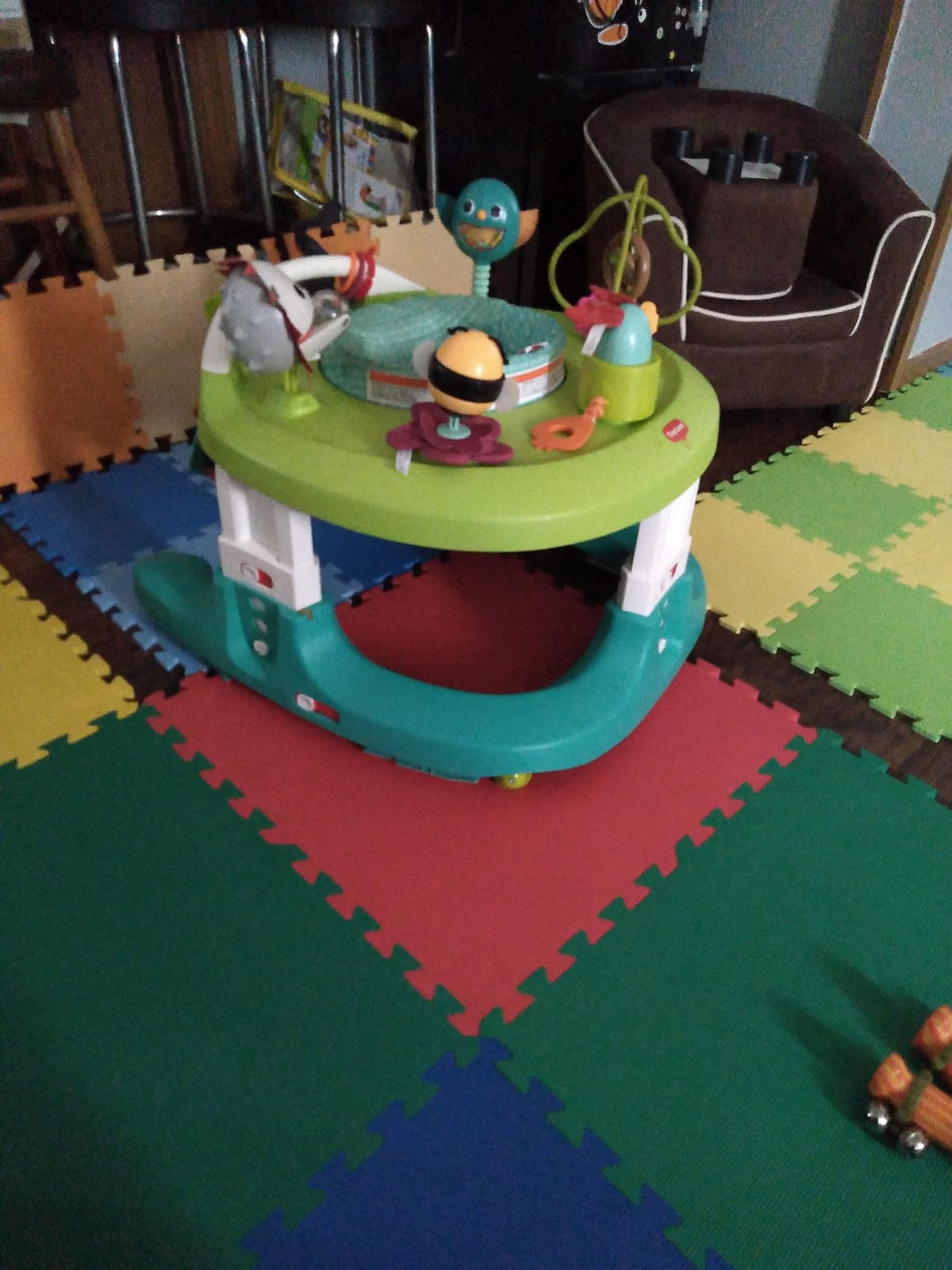 Tiny Love 4-in-1 Here I Grow Mobile Activity Center, Baby Walkers and Activity Center, Baby Activity Center with Interactive Toys and Developmental Activities, Meadow Days customer photo 1