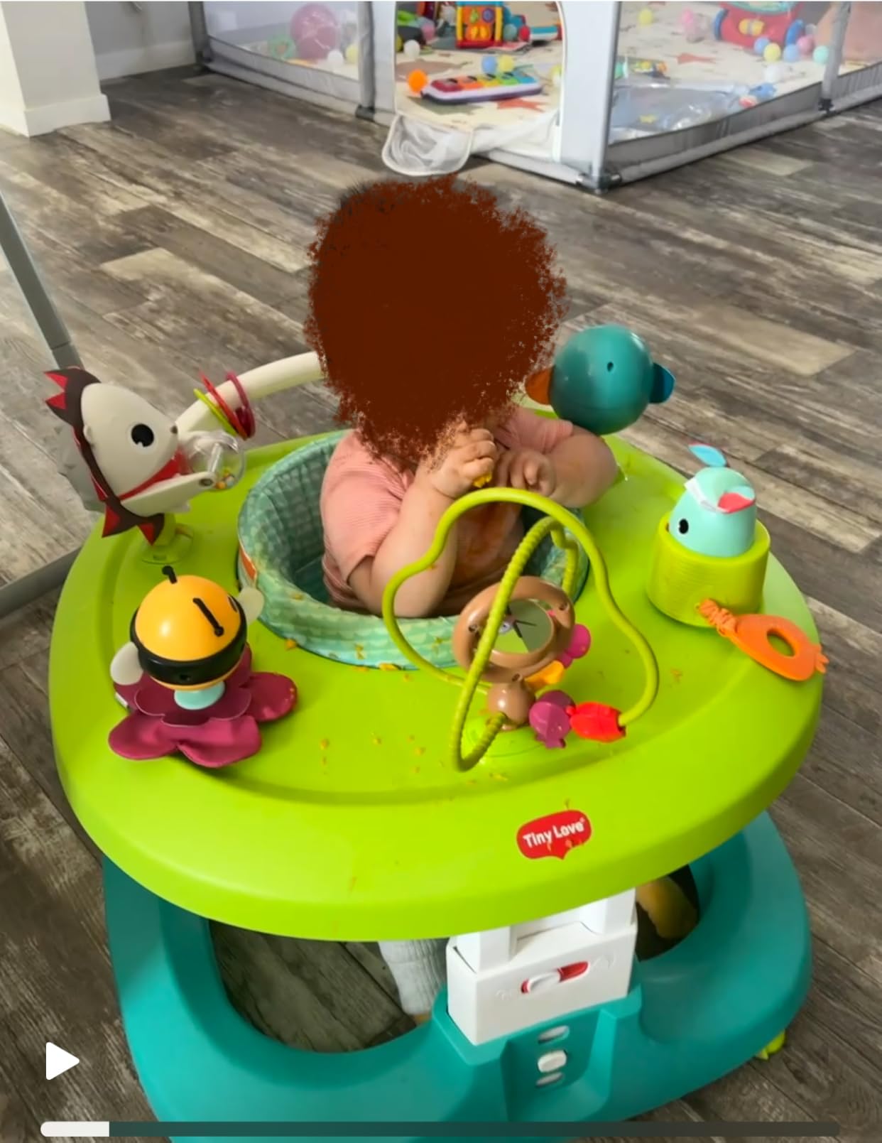 Tiny Love 4-in-1 Here I Grow Mobile Activity Center, Baby Walkers and Activity Center, Baby Activity Center with Interactive Toys and Developmental Activities, Meadow Days customer photo 2