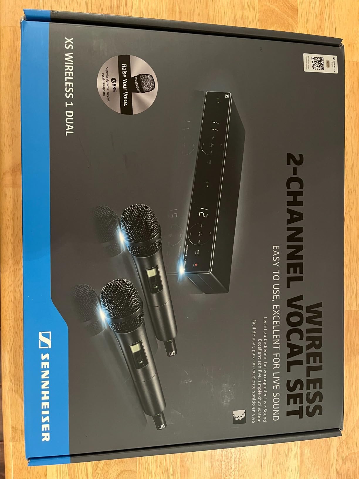 Sennheiser XSW 1-835 Dual Channel Wireless Microphone System, Black customer photo 2