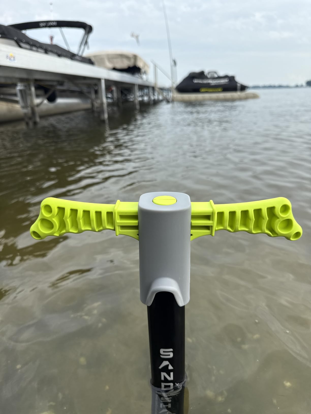 SandShark Supersport 3.0 Shallow Water Anchor - Great Jet Ski, PWC, Pontoon Boat Accessory - Adjusts 29