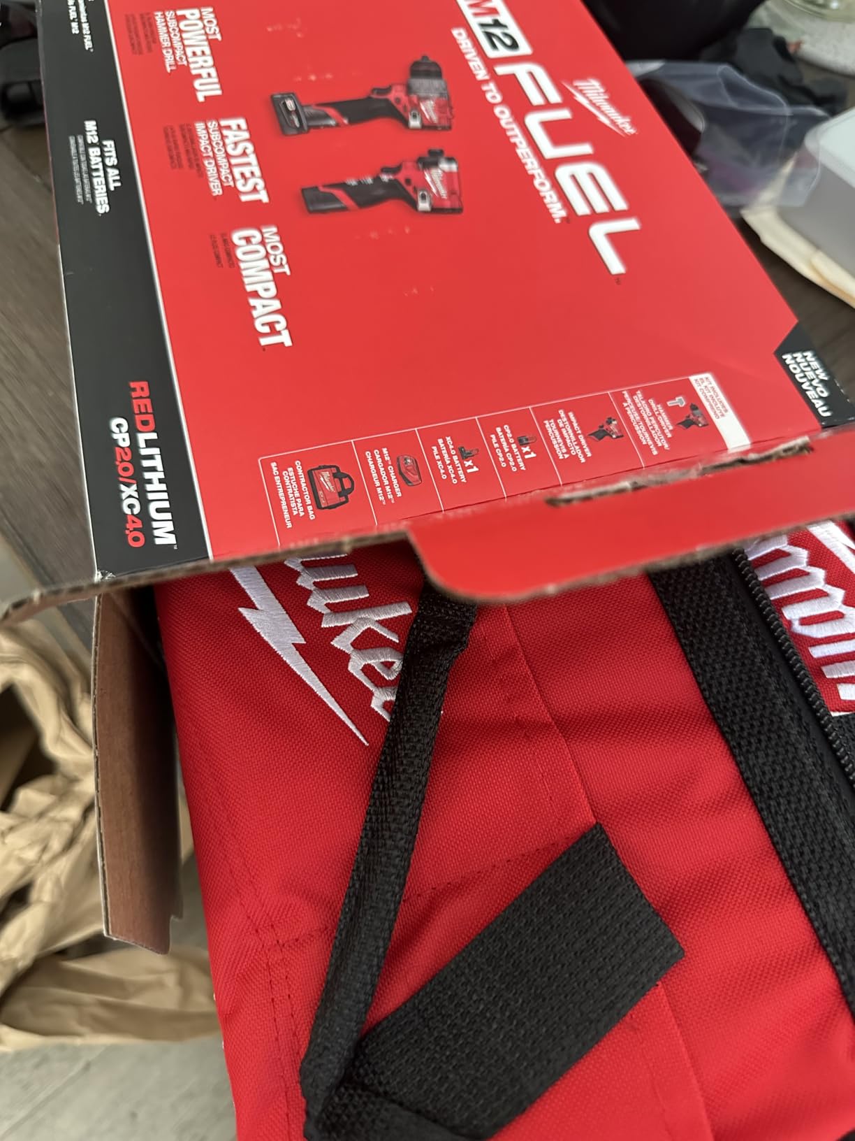 M12 FUEL 12-Volt Li-Ion Brushless Cordless Hammer Drill and Impact Driver Combo Kit (2-Tool) with Free M12 3/8 in. Ratchet customer photo 1