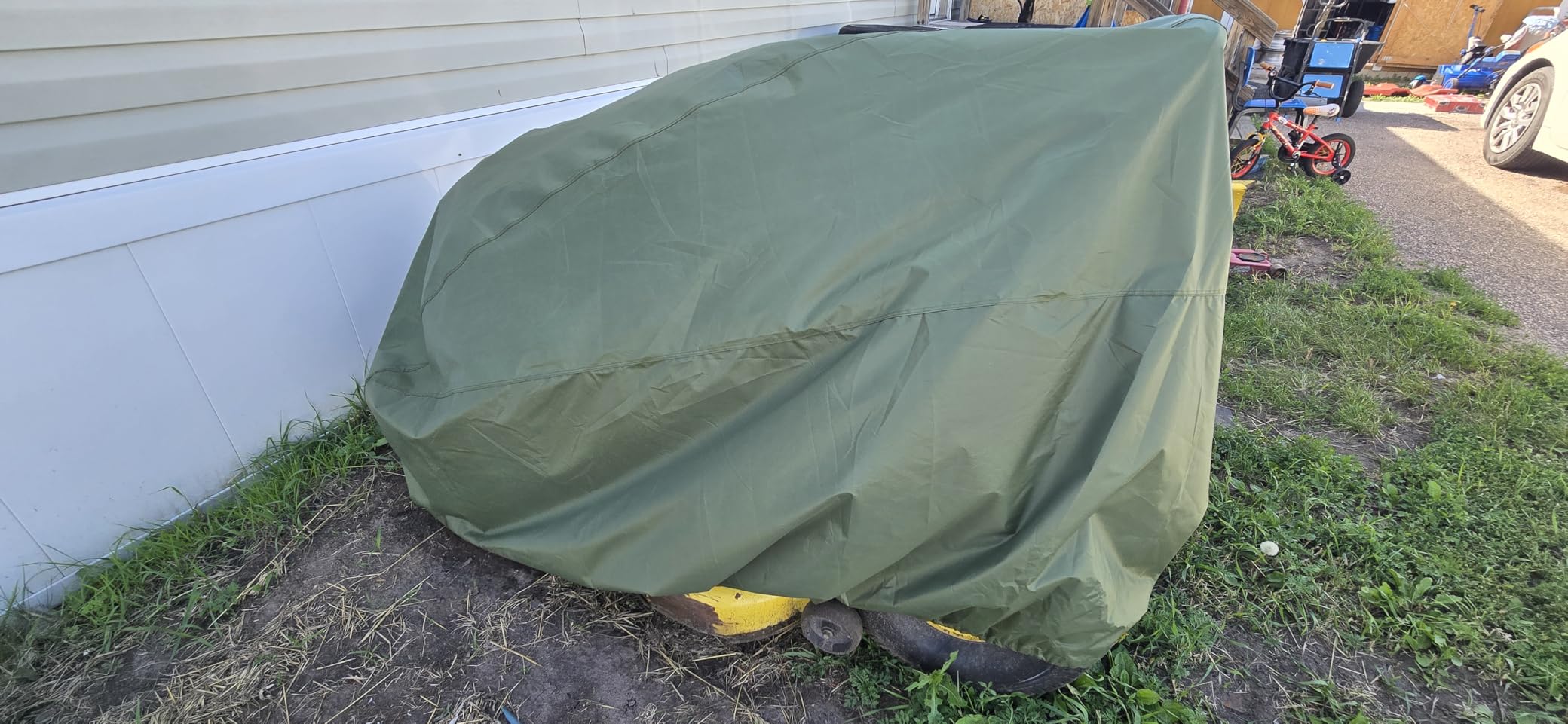 Riding Lawn Mower Cover 600D Lawnmower Covers Waterproof, up to 54