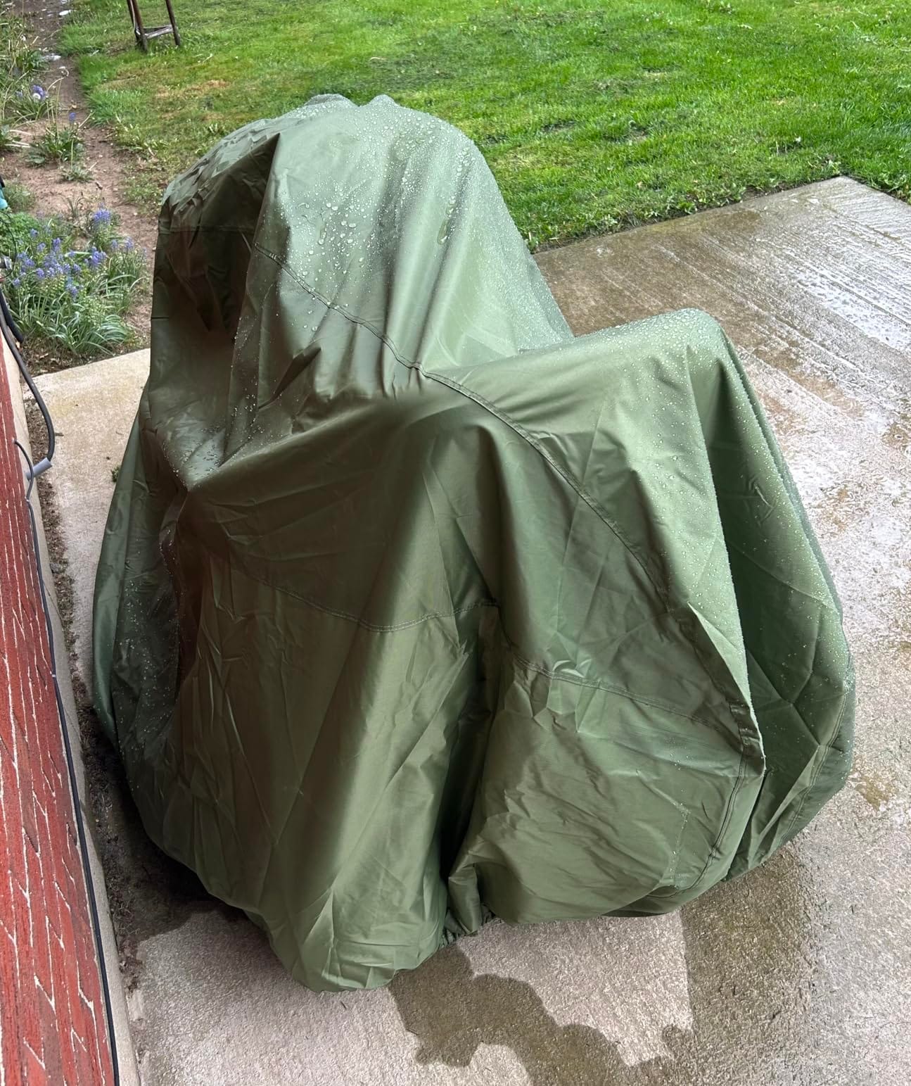 Riding Lawn Mower Cover 600D Lawnmower Covers Waterproof, up to 54
