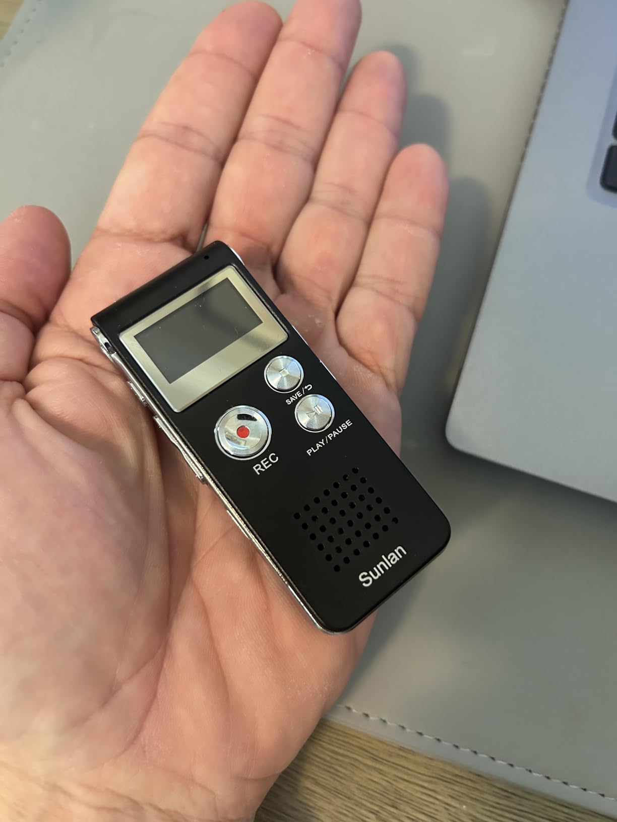 Digital Voice Recorder 16GB Voice Recorder with Playback for Lectures - USB Rechargeable Dictaphone Upgraded Small Tape Recorder Device customer photo 1