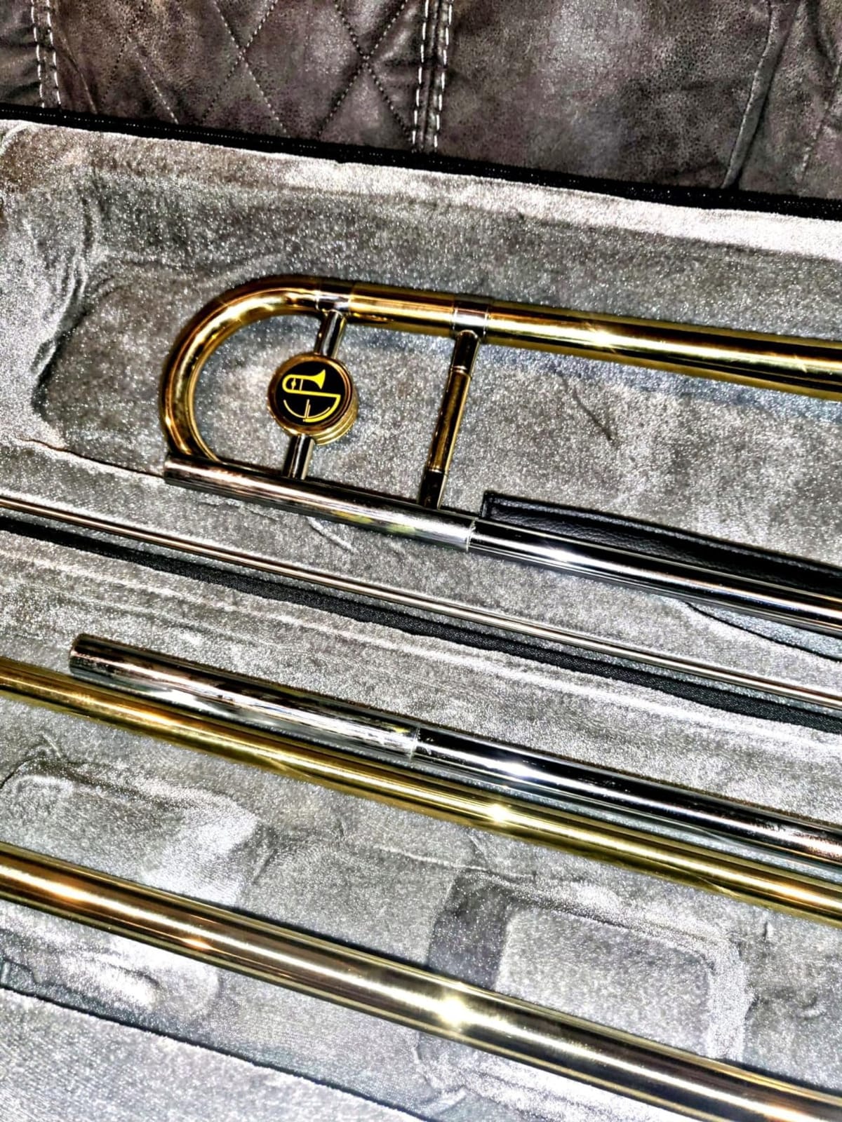 Eastar Bb Tenor Slide Trombone Beginner Student, Golden Brass Kit, ETB-330 customer photo 2