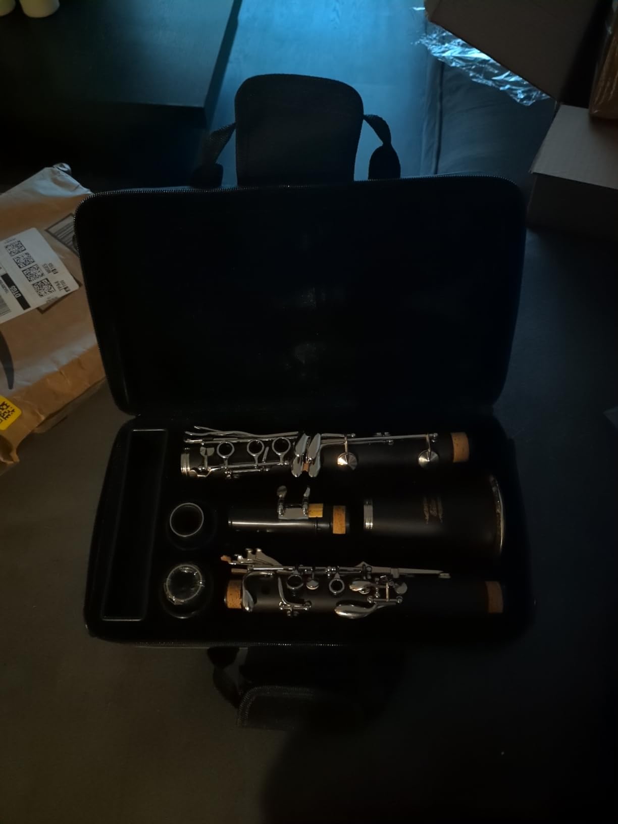 Eastar B Flat Ebonite Clarinet Beginner, Nickel, Hard Case Kit, ECL-300 customer photo 2