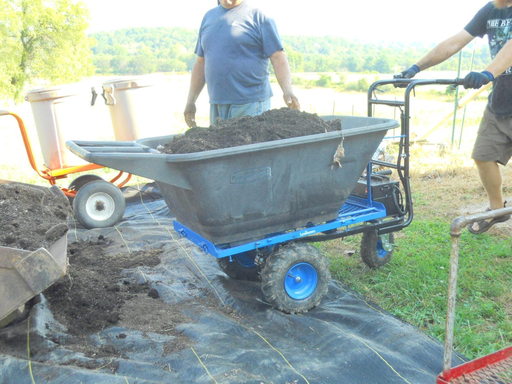 Landworks Electric Utility Cart, 500 lb Load | 48V Lead-Acid Power Wagon Uses a 500W Motor to Tow 1000 lb customer photo 2