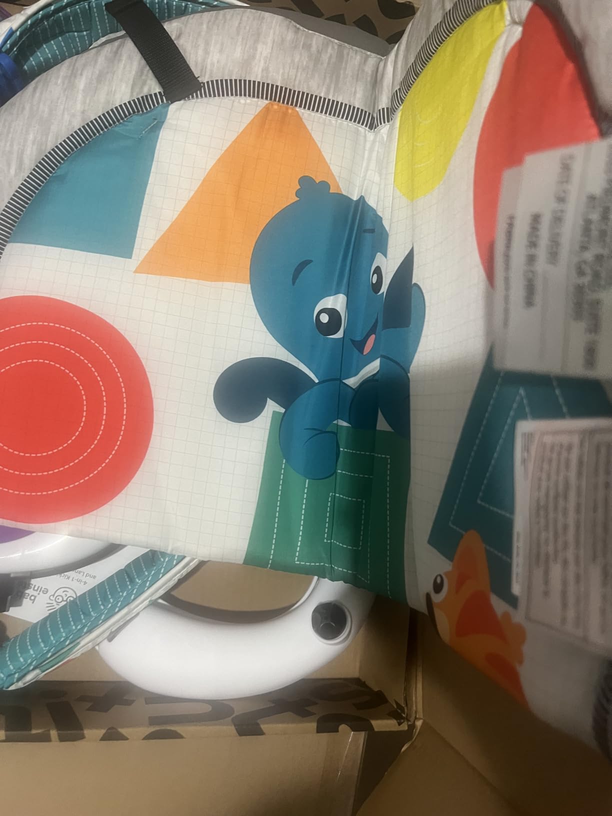 Baby Einstein 4-in-1 Kickin' Tunes Music and Language Play Gym and Piano Tummy Time Activity Mat customer photo 1
