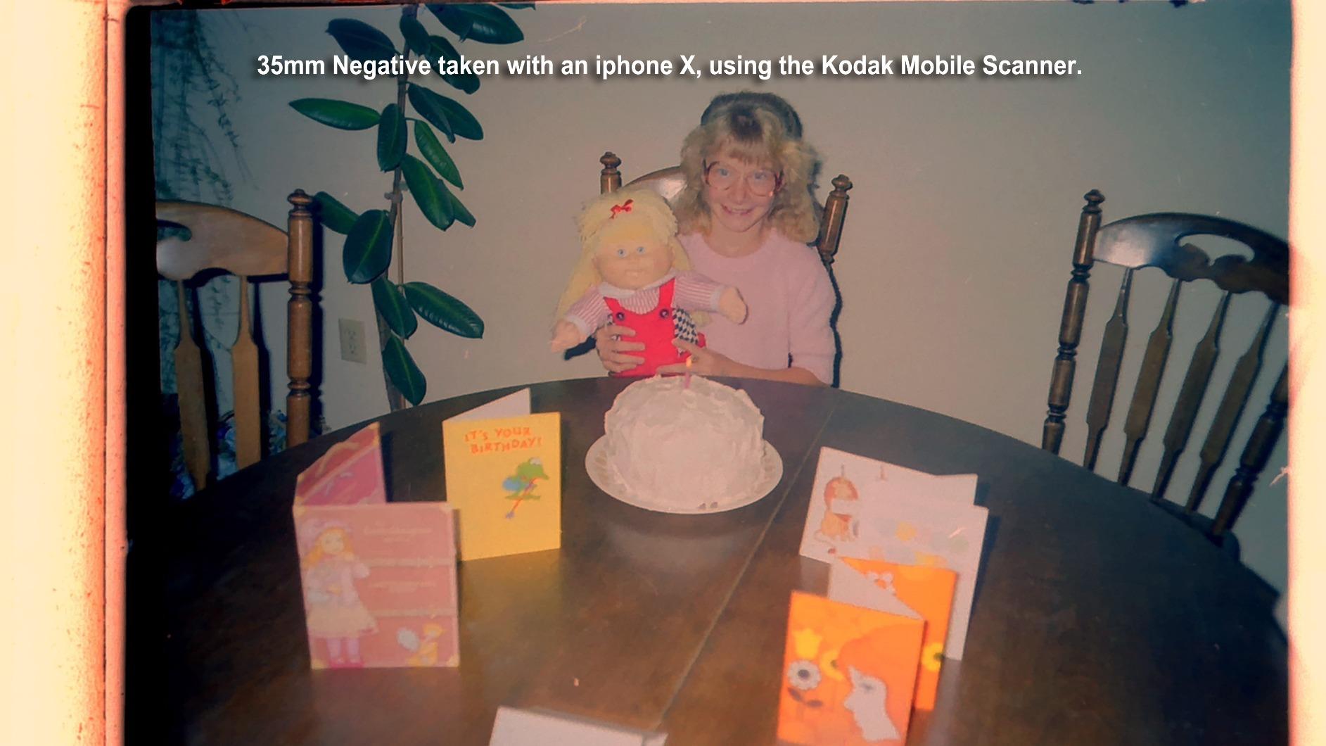 KODAK Mobile Film Scanner, 35mm Negative Scanner & Slide Viewer, App-Based | Scan and view old 35mm color and B&W negatives and slides; LED backlit; Android compatible; verify iPhone compatibility first customer photo 1