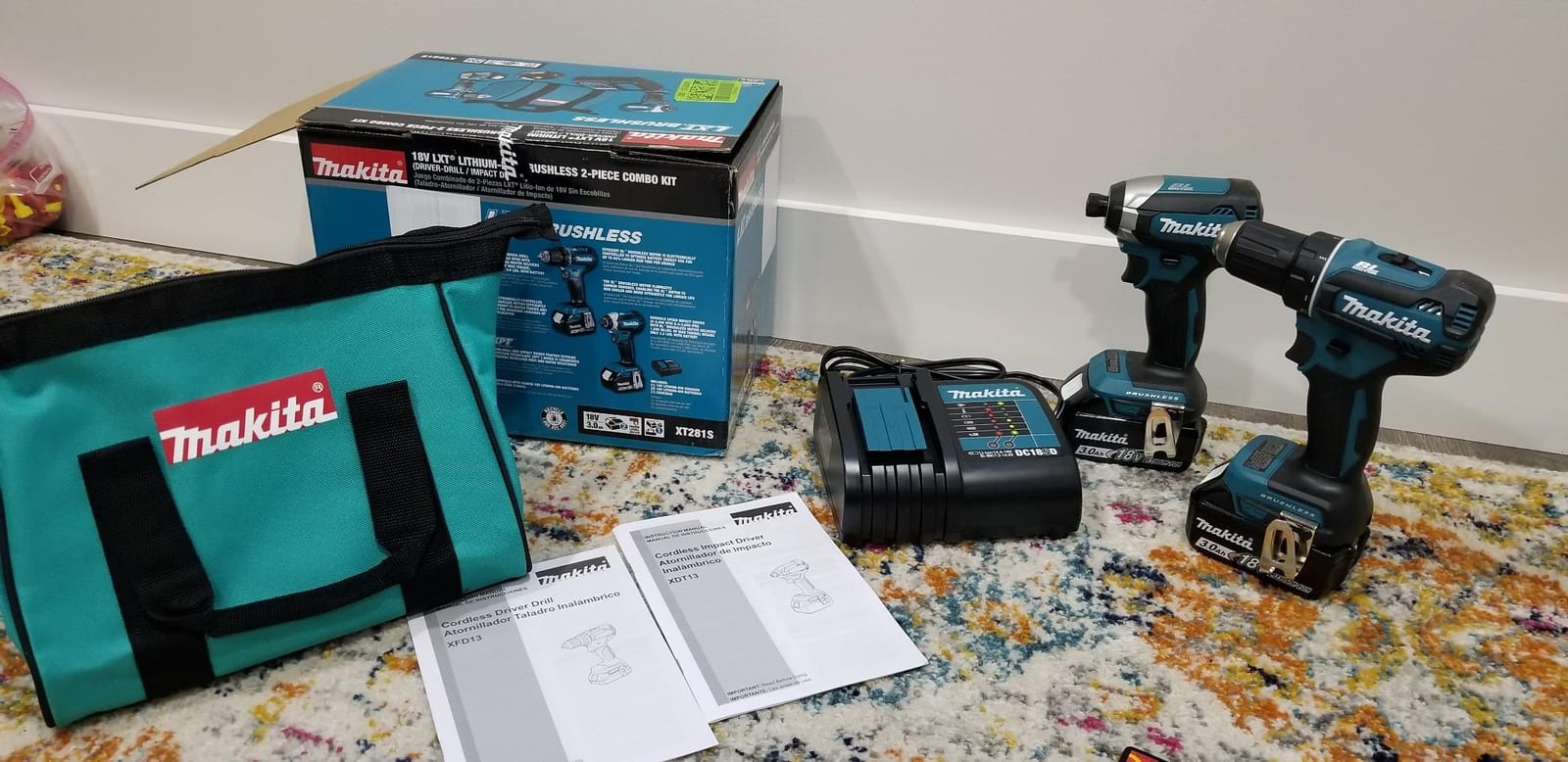 Makita XT281S 18V LXT 2-Pc. Combo Kit (3.0Ah) customer photo 2