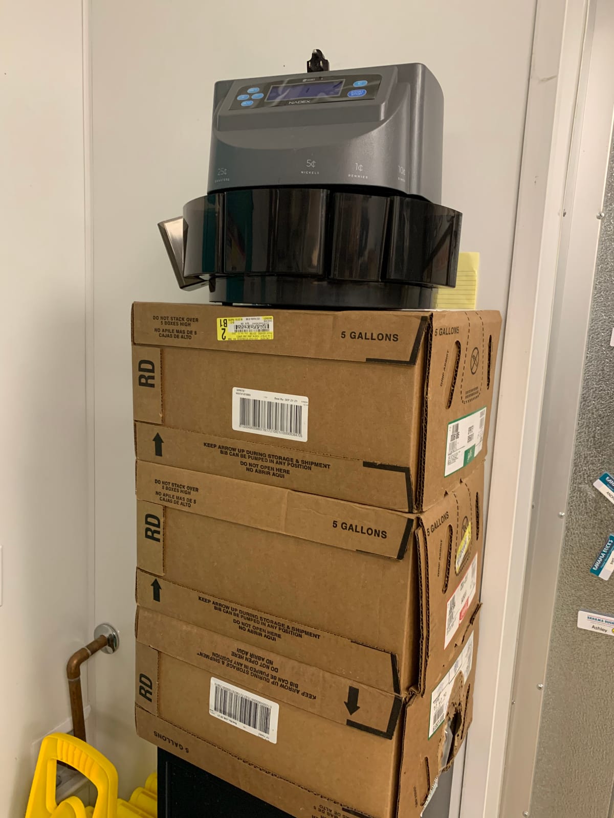 Nadex S540 Pro | Coin Counter, Sorter, and Wrapper | Sorts up to 300 Coins Per Minute | Comes with 48 Preformed Wrappers (Gray) customer photo 1
