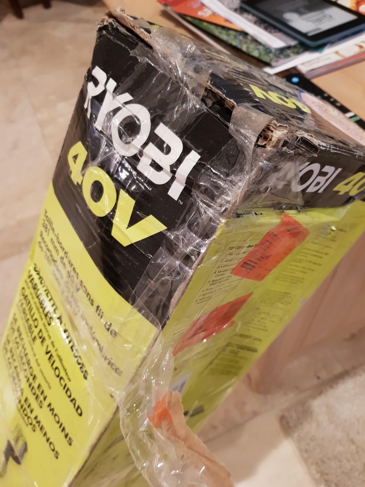 Ryobi 40-Volt Lithium-Ion Cordless Attachment Capable String Trimmer, 4.0 Ah Battery and Charger Inc customer photo 2