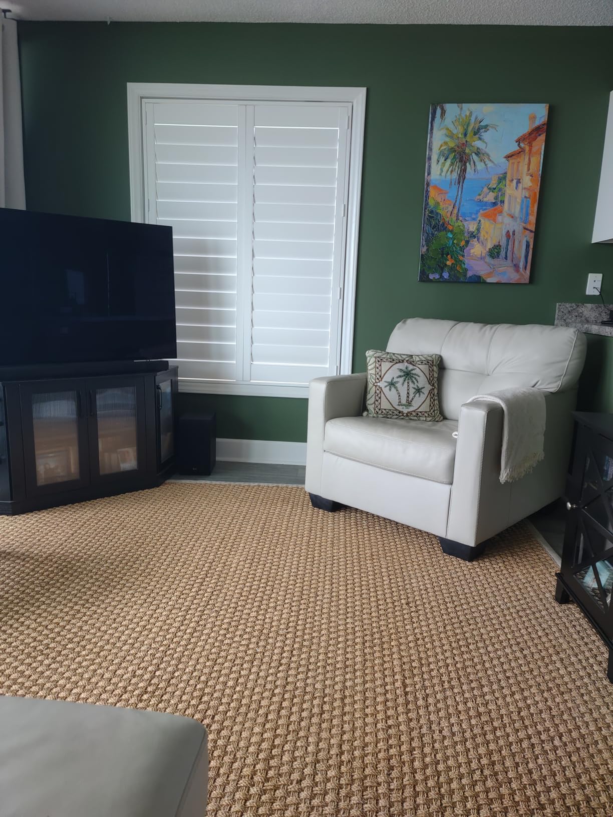 Suncraft Shutters -Plantation Shutters -Custom Made Window Blinds - No Front Tilt Rod - Easy DIY Installation - Interior Plantation Shutters -Privacy Blinds for Kitchen, Bath, Bedroom customer photo 1