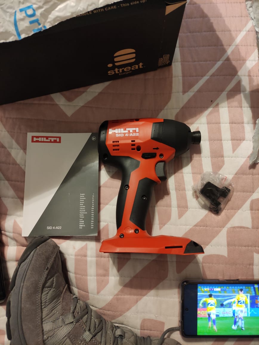 22-Volt Lithium-Ion 1/4 Hex Cordless SID 4-A22 Impact Driver Tool Body customer photo 1
