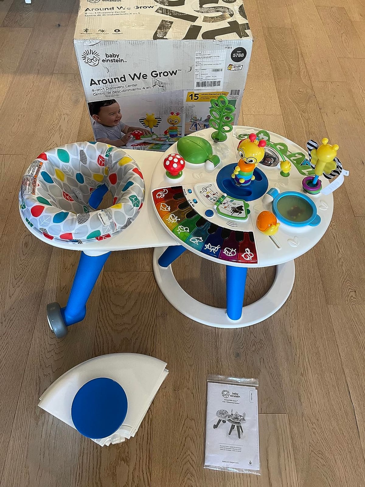 Baby Einstein 4-in-1 Activity Center & Walker with Piano, Age 6M+ customer photo 1