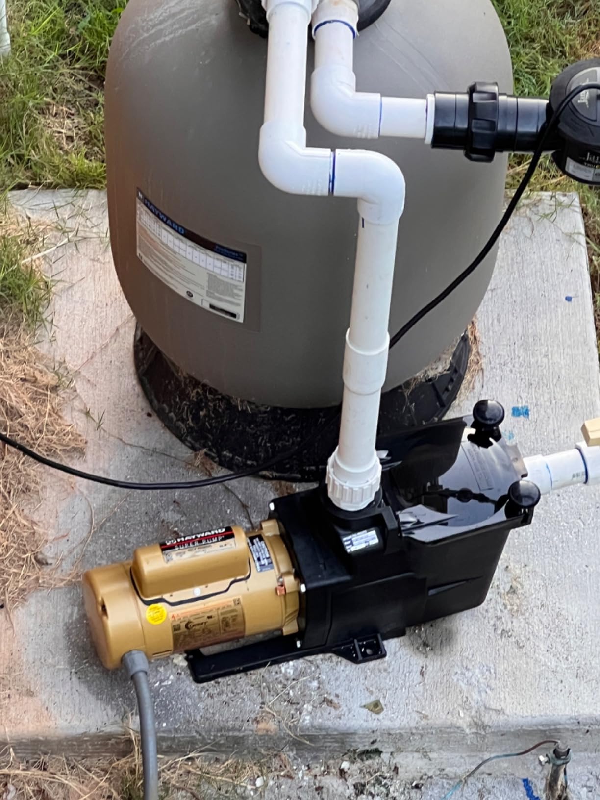 Hayward Super Pump InGround Pool Pump - 1 HP, Quieter Operation & Efficient | W3SP2607X10 Super Pumps for In Ground Pools customer photo 2