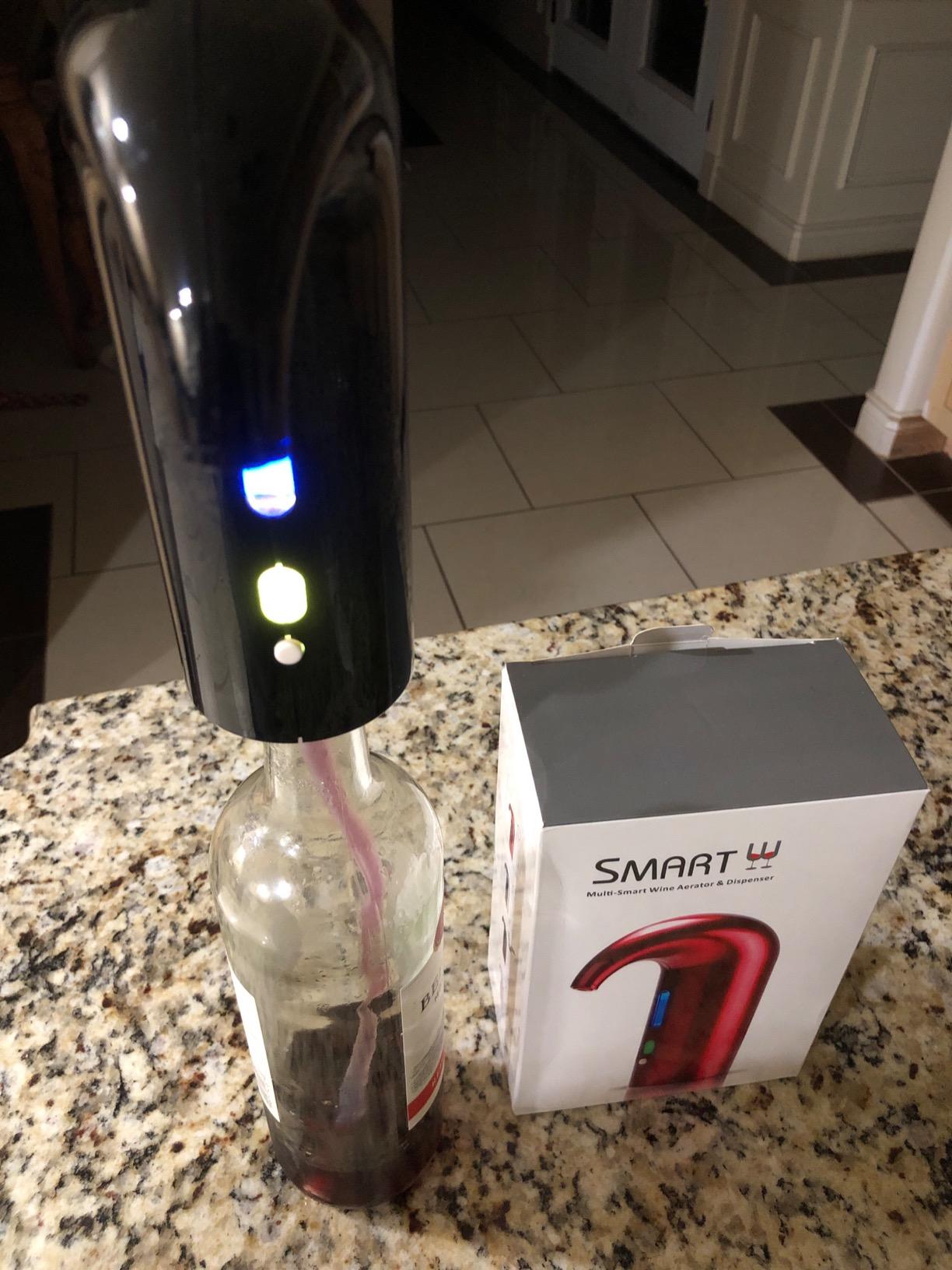 Wine Aerator Electric Wine Decanter - One Touch Red/White Wine Accessories Aeration customer photo 1