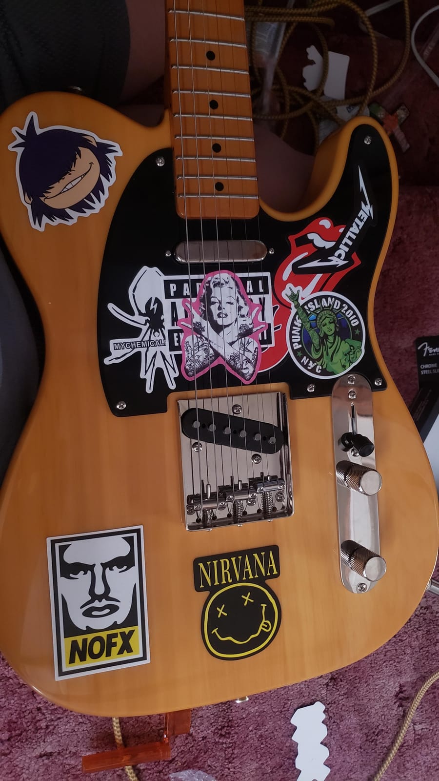Squier Classic Vibe 50s Telecaster Electric Guitar, Butterscotch Blonde | Vintage-style electric guitar, maple fingerboard, beginner to intermediate, under $500, Fender-quality tone customer photo 2