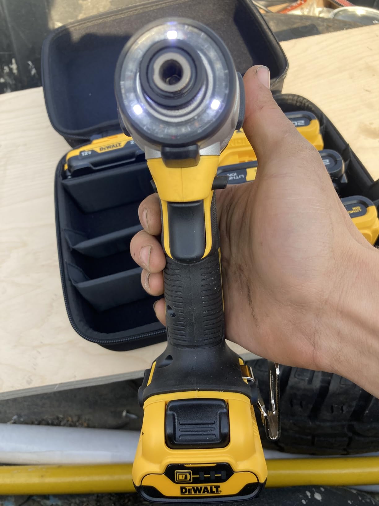 DEWALT XTREME 12V MAX Impact Driver Kit, 1/4-Inch (DCF801F2) customer photo 2