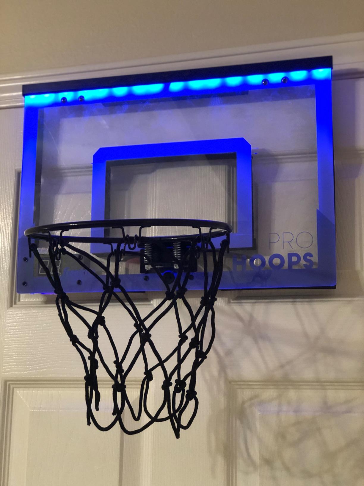 Franklin Sports Pro Hoops LED Over The Door Mini Basketball Hoop customer photo 2