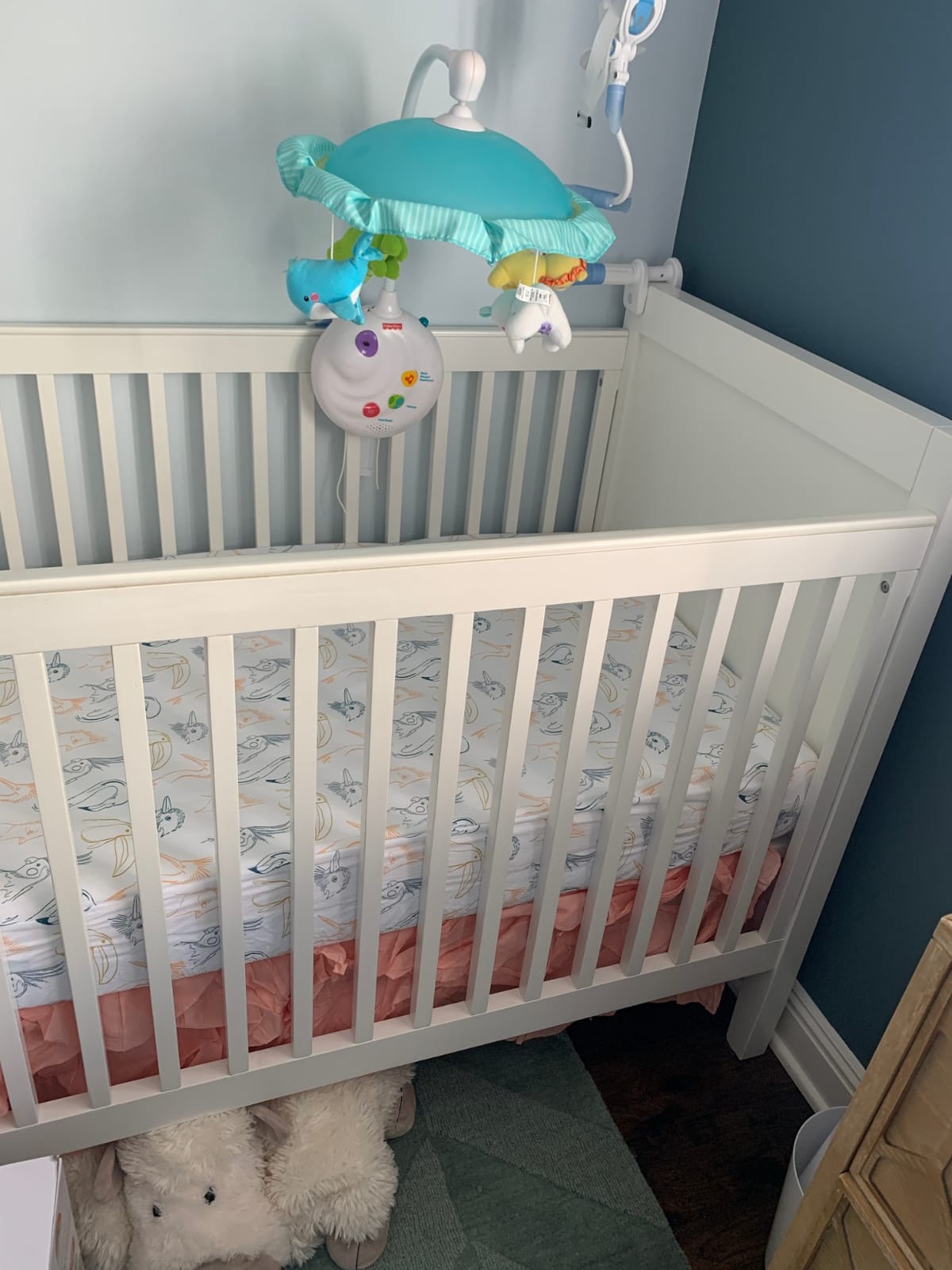 Newton Baby Waterproof Crib Mattress, Breathable & Washable - Grey | Baby Crib Mattress, Breathable, Washable Core & Cover, All-Stages, 5.5