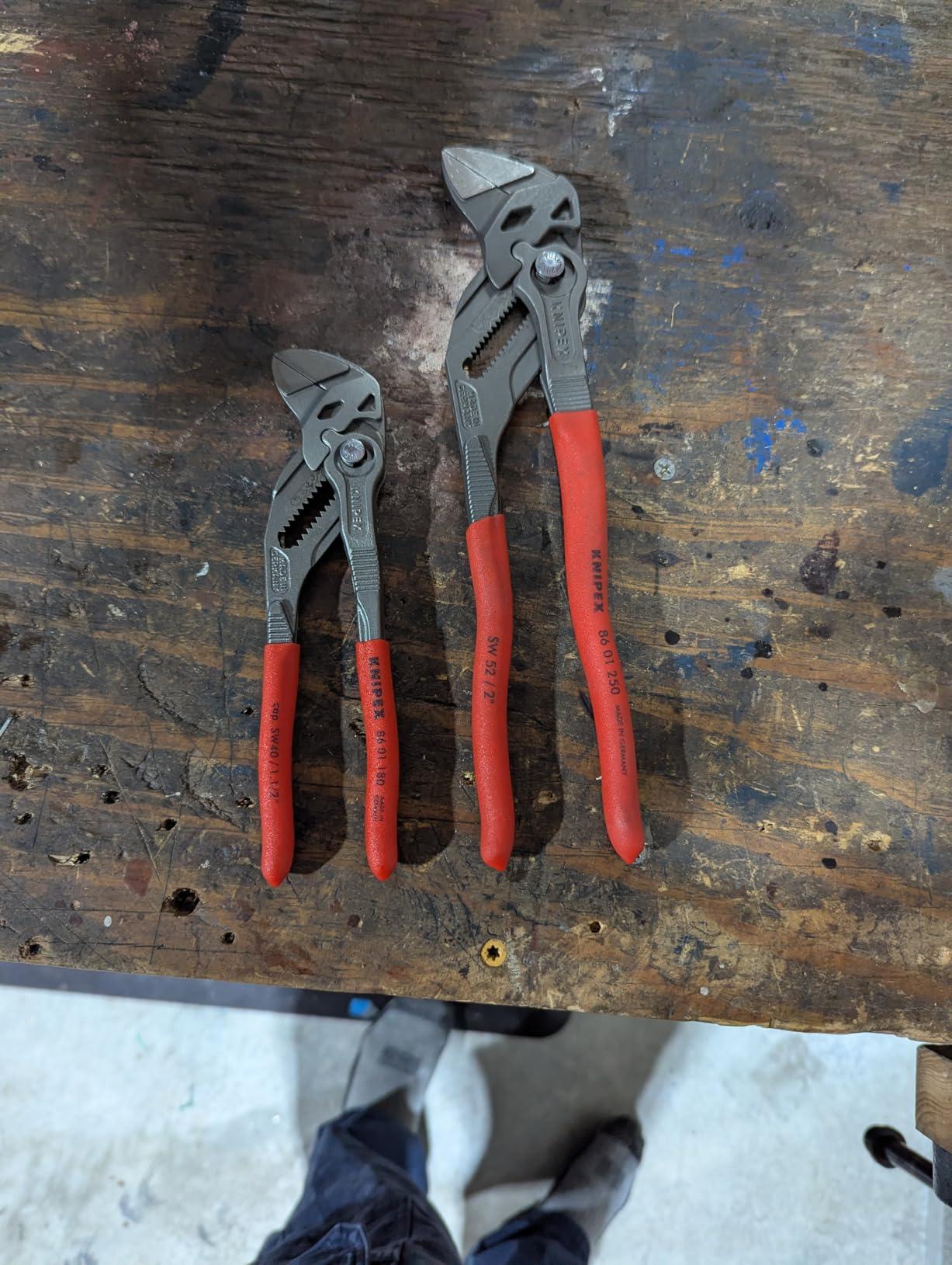 KNIPEX Tools Pliers Wrench, Black Finish (8601180), 7 1/4-Inch customer photo 2