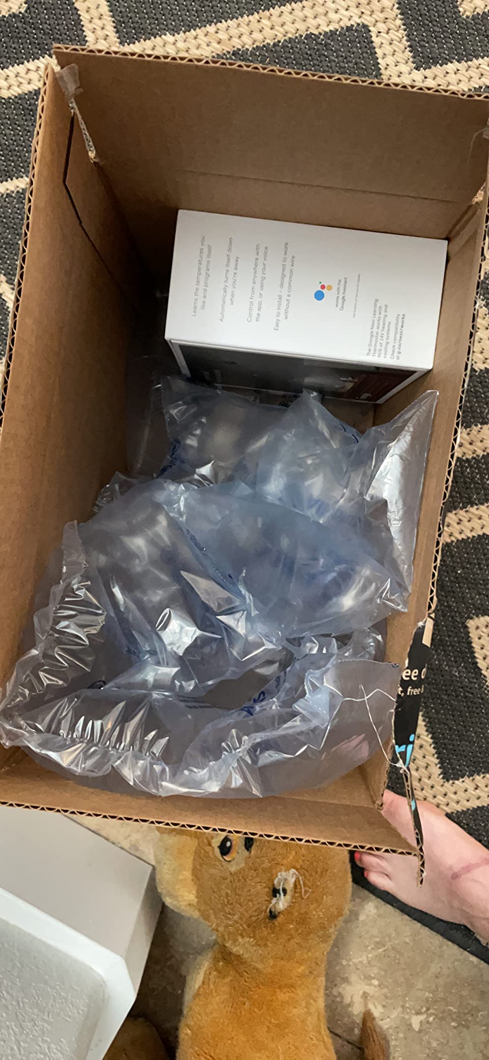Nest Learning Thermostat (3rd Generation) with Nest Temperature Sensor (T5000SF) (White) customer photo 1