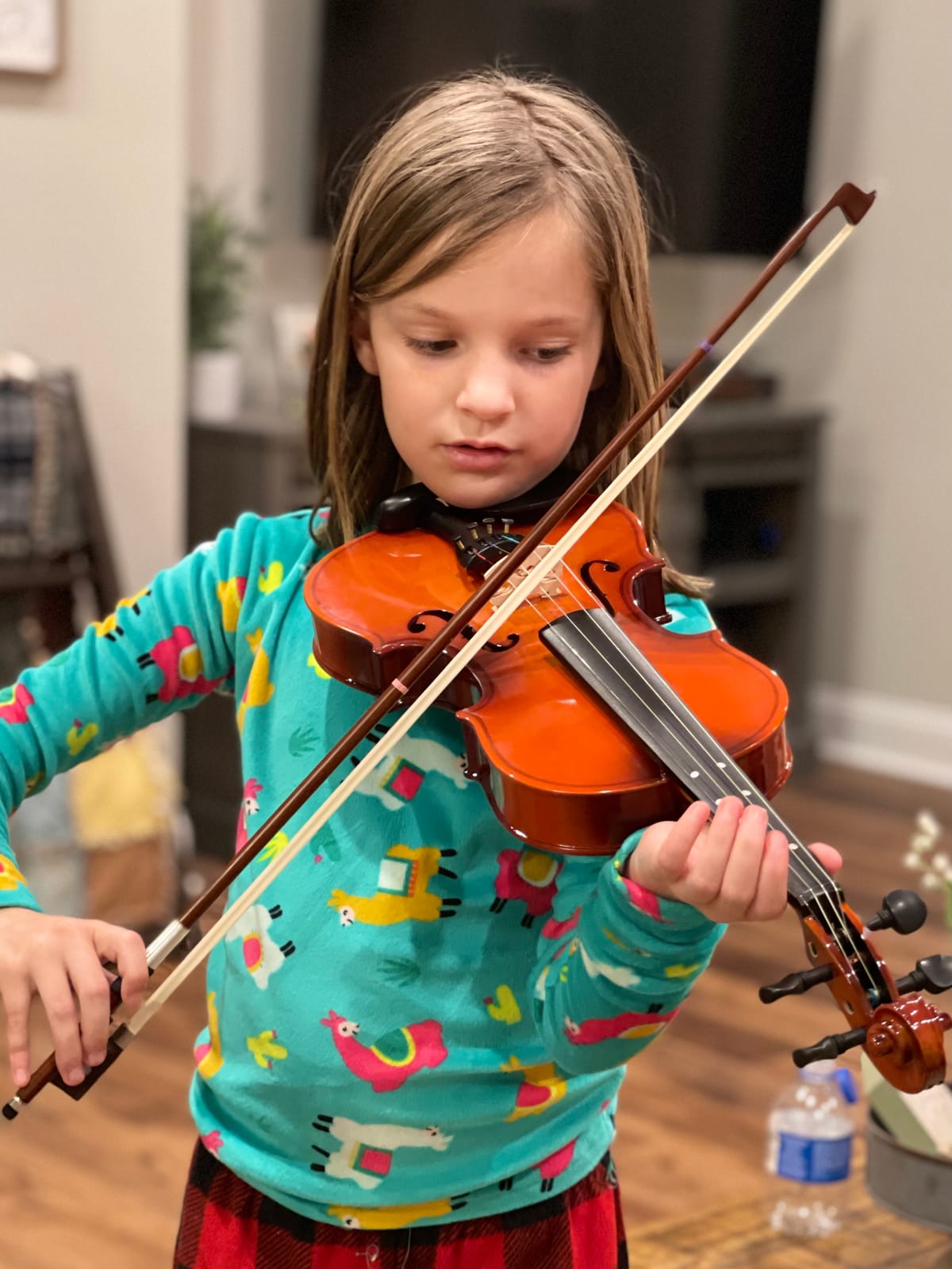 Eastar 3/4 Violin for Beginners, Violins Kit for Student, Fiddle with Hard Case, Rosin, Shoulder Rest, Bow, and Extra Strings (Imprinted Finger Guide on Fingerboard) customer photo 1