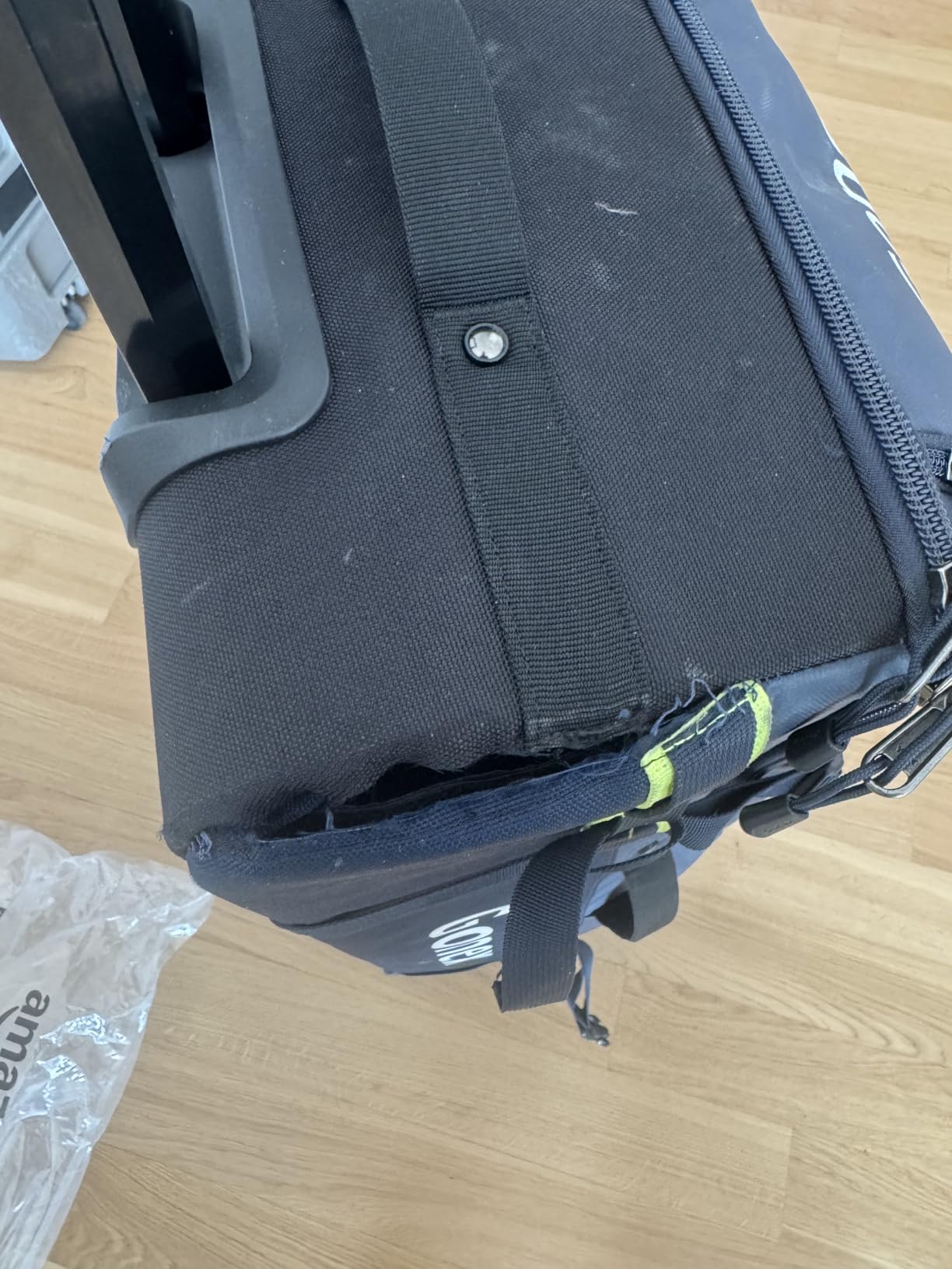Gonex Rolling Duffle Bag with Wheels, Waterproof PVC Luggage, 33 in, Olive customer photo 2