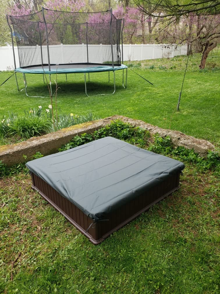 Badger Basket 2-in-1 Sandbox & Garden Planter with Cover - Brown/Green customer photo 1