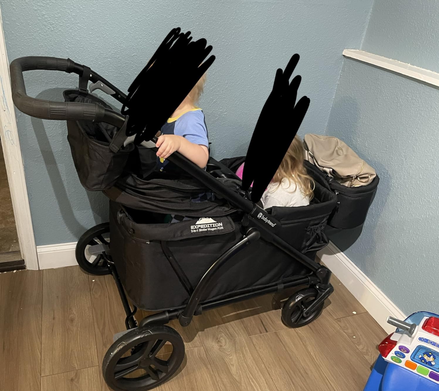Baby Trend Expedition 2-in-1 Stroller Wagon Plus, Ultra Black customer photo 2