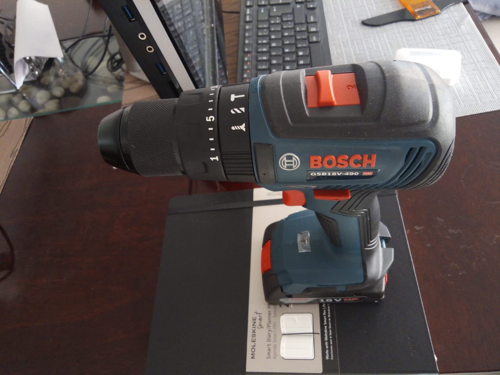 Bosch GSB18V-490B12 18V EC Brushless 1/2 In. Hammer Drill/Driver Kit with (1) 2 Ah Standard Power Battery customer photo 2